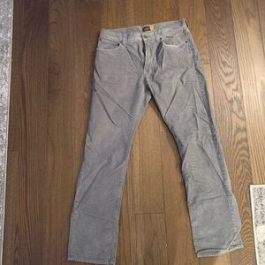 J.Crew corduroy grey jeans/pants